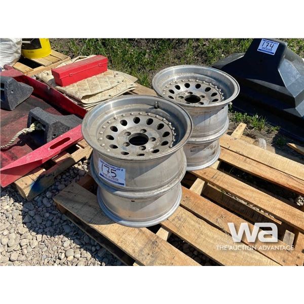 (4) ALUMINUM RIMS