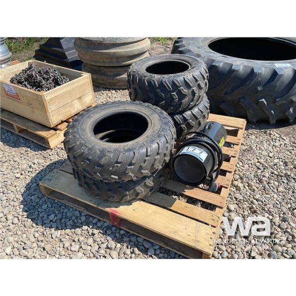 (4) MAXXIS 25X8-12, 25X10-12 ATV TIRES