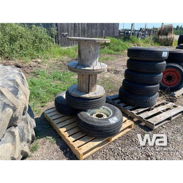 (3) IMPLEMENT TIRES & RIMS