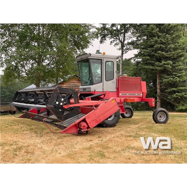 1984 MASSEY FERGUSON 885 21 FT. SWATHER