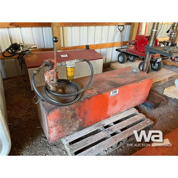 RED SQUARE FUEL TANK, PUMP & FILTER