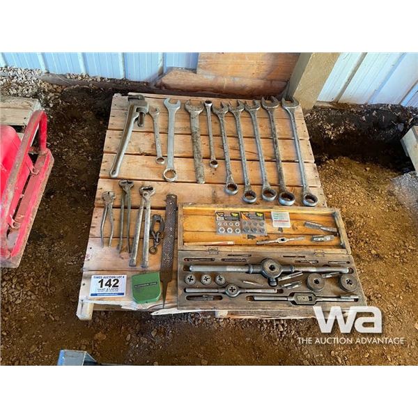 TAP N' DIE SET, COMBO WRENCHES, PLIERS