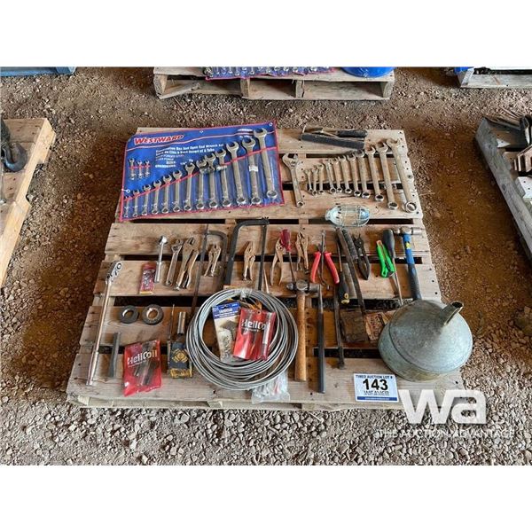 WRENCHES, VISE GRIPS, CABLE, HAMMERS