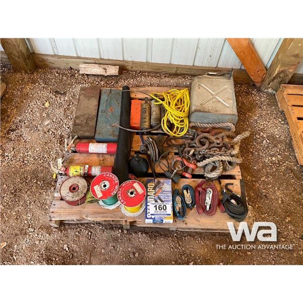 TOW ROPE, 3/4 DRIVE, STRAPS, AUTO WIRE