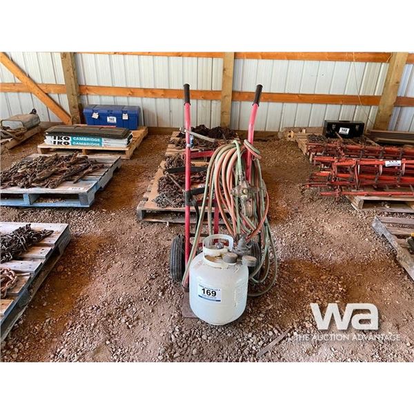 PROPANE CUTTING TORCH, HOSE & GAUGES