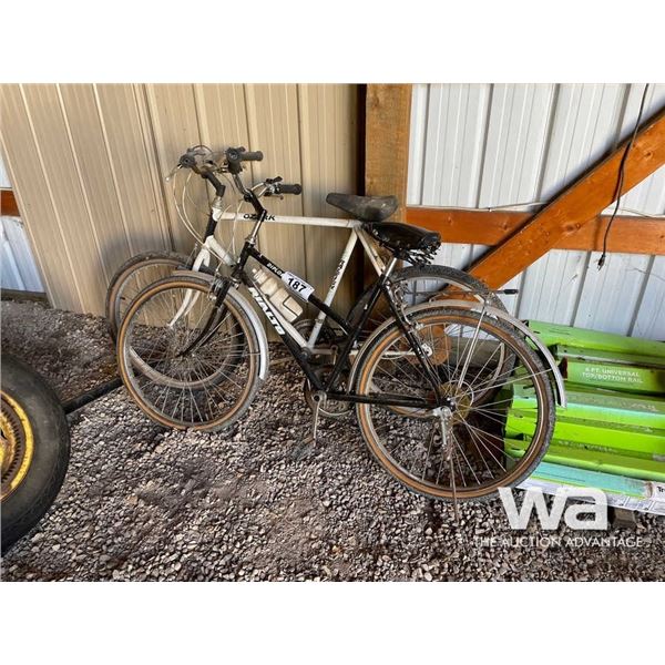 (2) BICYCLES