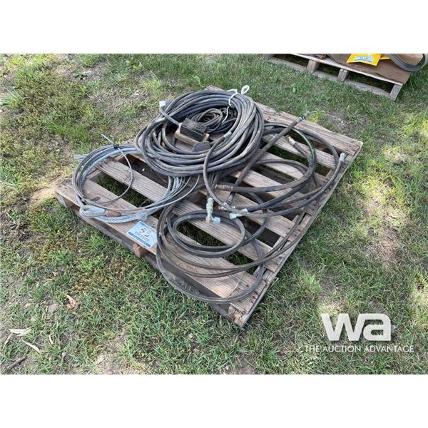 QTY OF HOSE, CABLE, BELTING, ELECTRIC CORD