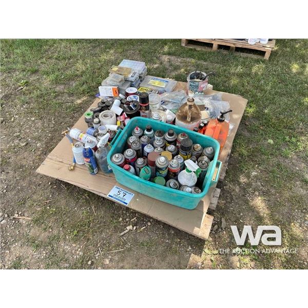PAINT, SOAP, ELECTRIC PARTS, TAPE
