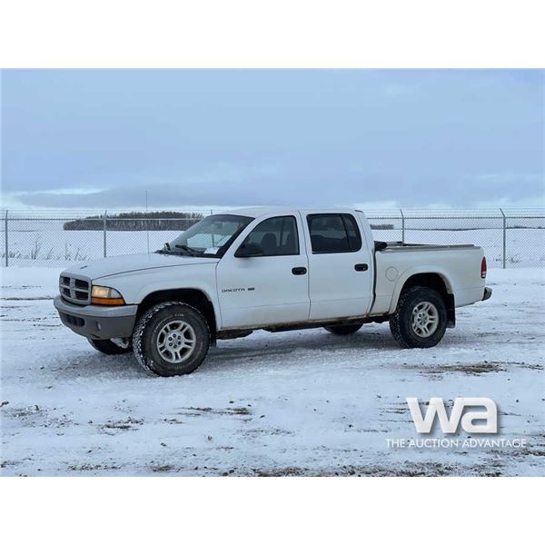 2002 DODGE DAKOTA CREW CAB PICKUP