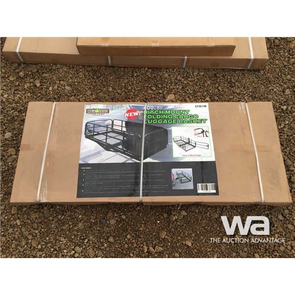 400 LBS HITCH MOUNT FOLDING CARGO LUGGAGE BASKET