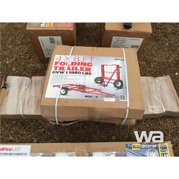 4 X 8 FT. FOLDING TRAILER