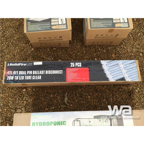 (25) 4FT DUAL PIN BALLAST 20W T8 LED TUBE LIGHTS