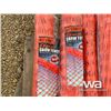 Image 3 : 12 ROLLS OF ORANGE SNOW FENCE