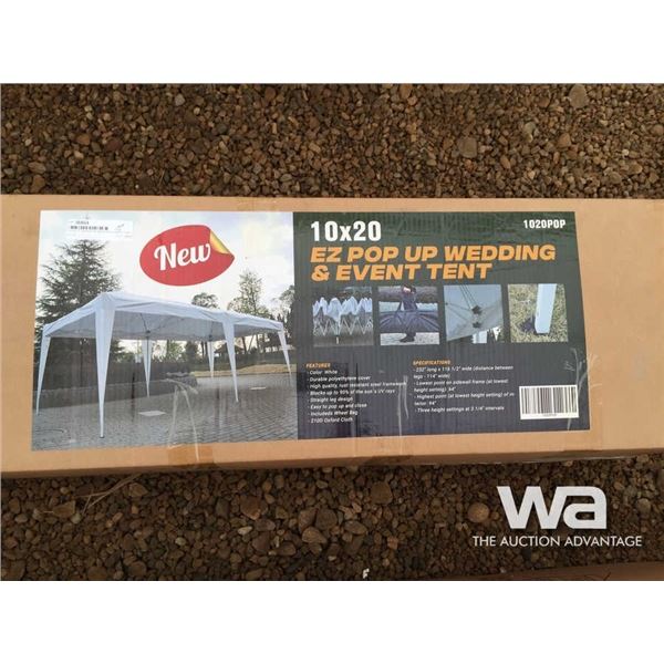 10X20 FT. EZ POP UP WEDDING & EVENT TENT