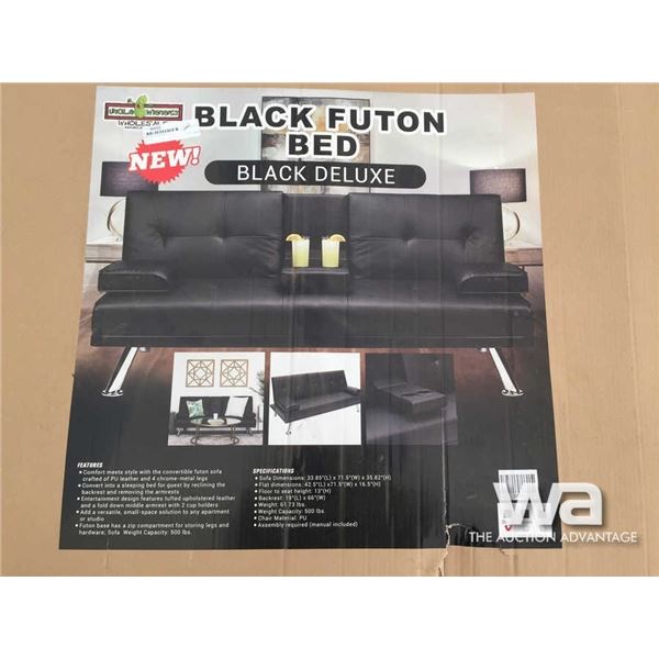 BLACK FUTON BED