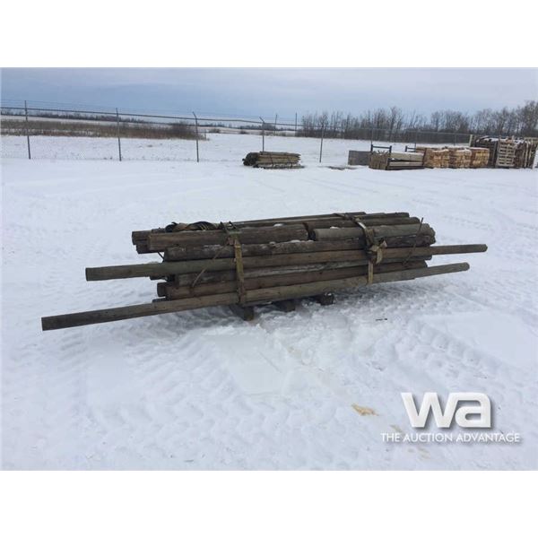 BUNDLE OF TREATED POSTS & POLES