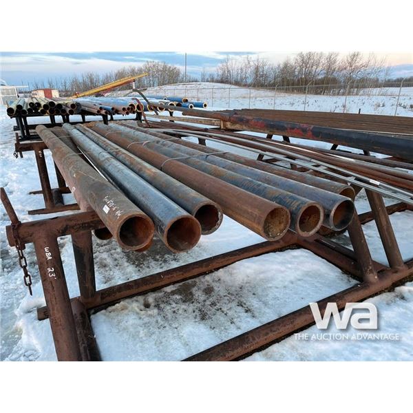 9 PCE. 6"-10' TO 16' HEAVY WALL PIPE