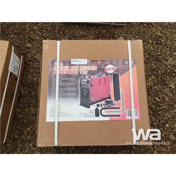 8 KW 12V DIESEL AIR HEATER & REMOTE