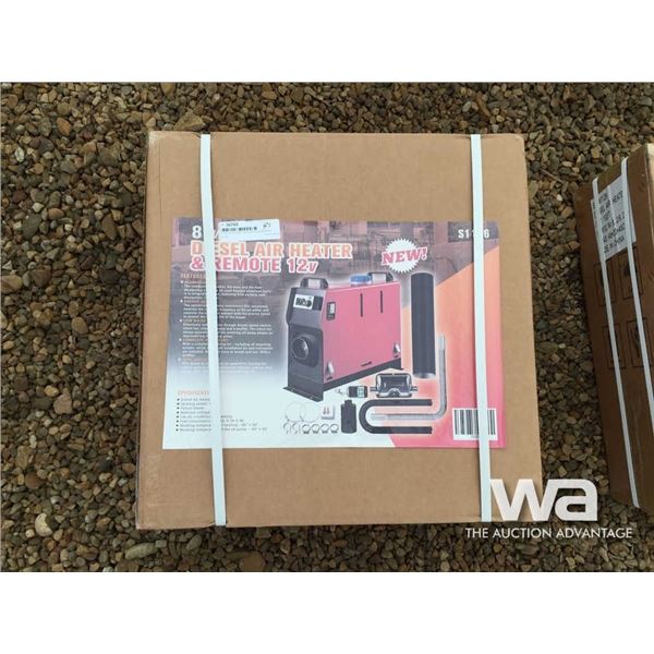 8 KW 12V DIESEL AIR HEATER & REMOTE