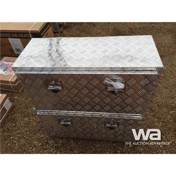 (2) 36" ALUMINUM UNDER BODY TOOLBOXES