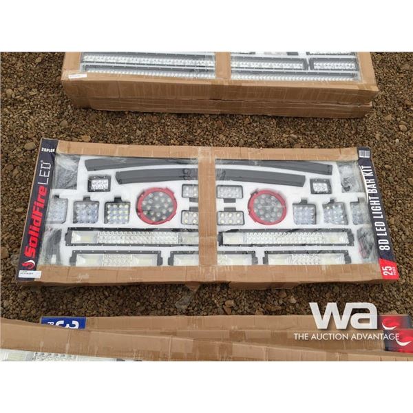 (25) 8D LED LIGHT BAR KIT