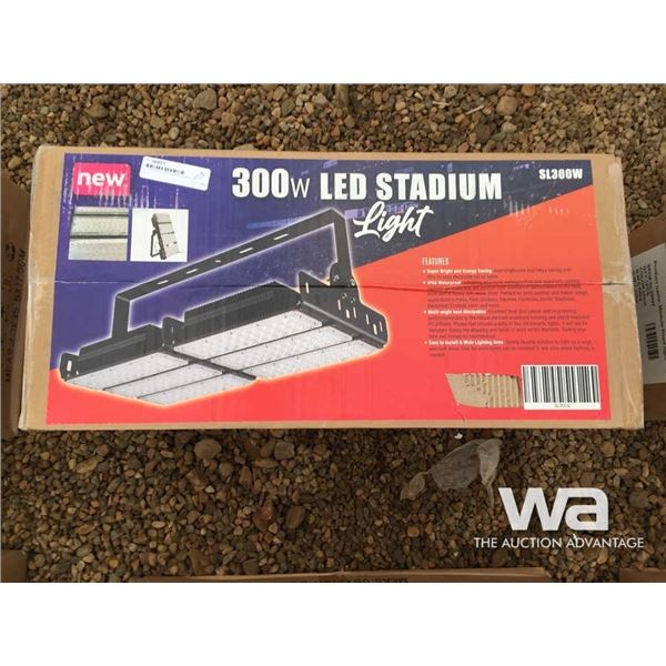 (2) 300 WATT LED STADIUM LIGHTS
