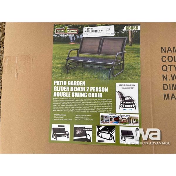 2 PERSON GLIDER BENCH