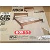 Image 3 : QUEEN SIZE SOLID WOOD WALNUT BEDFRAME