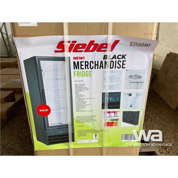 BLACK MERCHANDISE FRIDGE