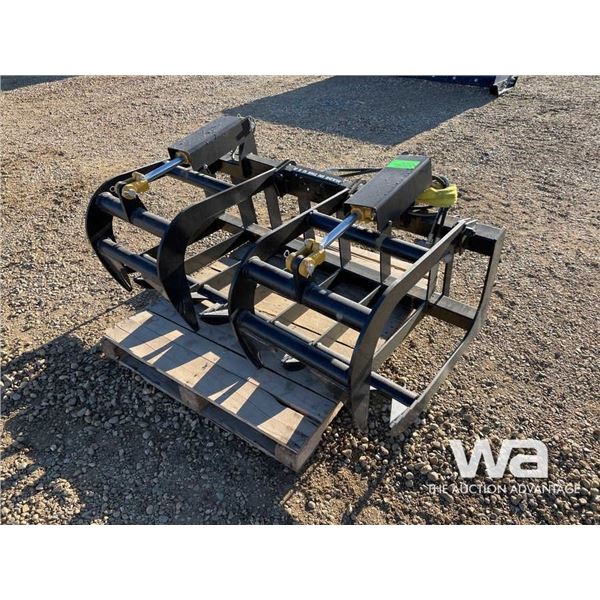 (UNUSED) SKID STEER 60 IN. HYD. BRUSH GRAPPLE
