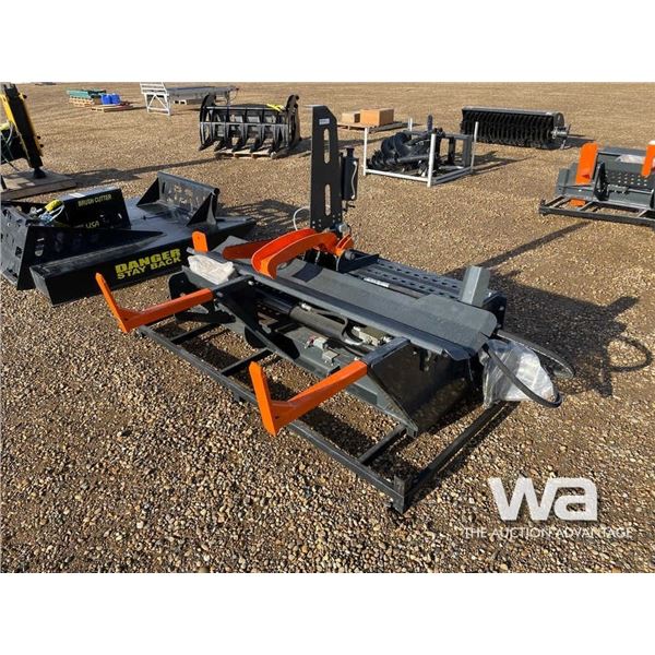 (UN-USED) 6 FT. SKID STEER LOG SPLITTER