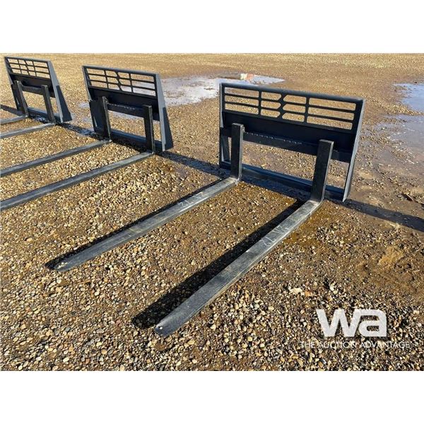 (UN-USED) 72" SKID STEER PALLET FORKS