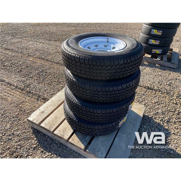 (UNUSED) (4) GRIZZLY 235/80R16 TIRES & RIMS
