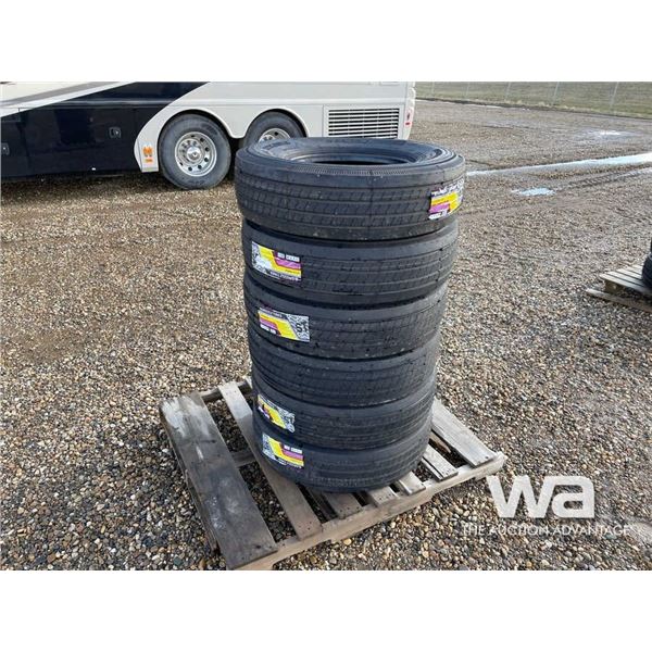 (UNUSED) (6) GRIZZLY HS207 235/80R16 TRAILER TIRES