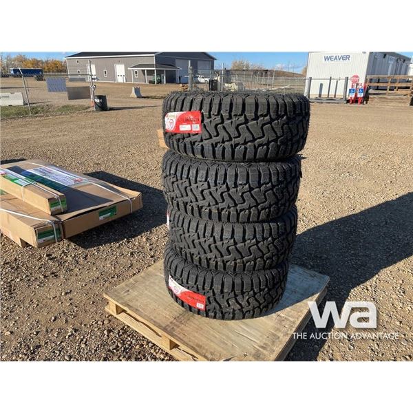 (UNUSED) (4) MILEKING MK878 R/T 33X12.5R20 TIRES