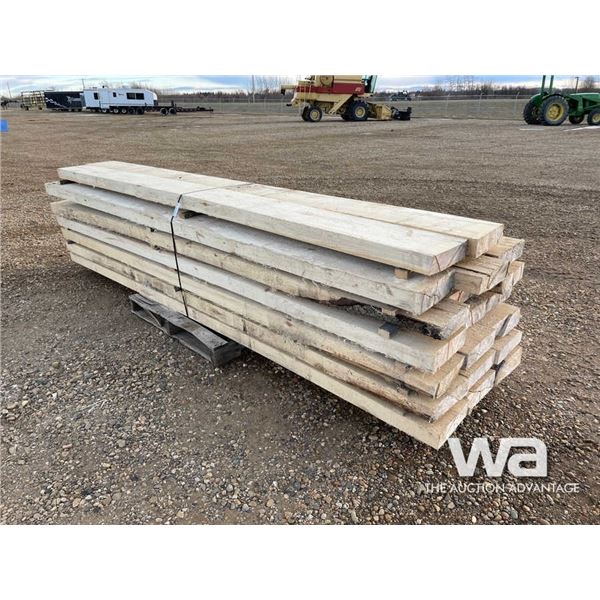 (20) 3" X 10" X 10' POPLAR PLANKS