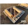 Image 4 : (2) HAND MADE SPRUCE SADDLE RACKS