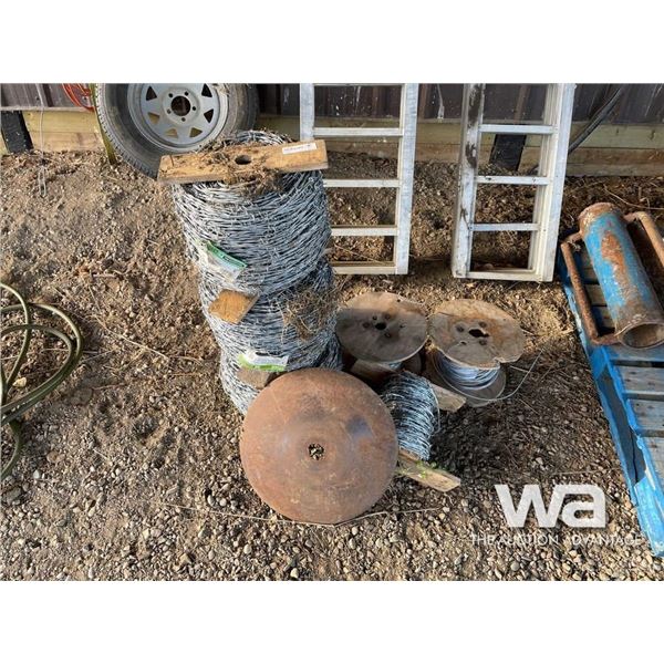 (3) ROLLS OF BARB WIRE
