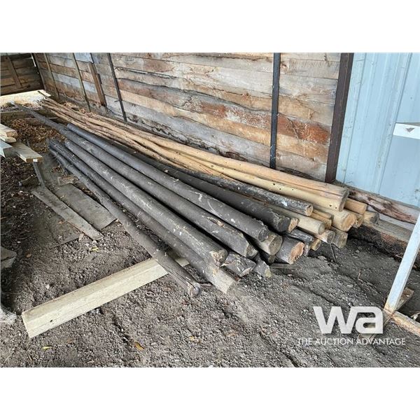 25 +/- PEELED FENCE POLES