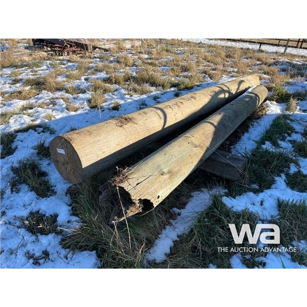 (2) HYDRO POLES