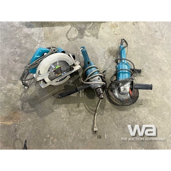 MAKITA CIRCULAR SAW, DRILL & ANGLE GRINDER