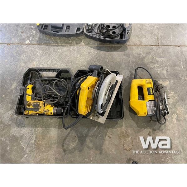 DEWALT CIRCULAR SAW, DRILL & JIG SAW