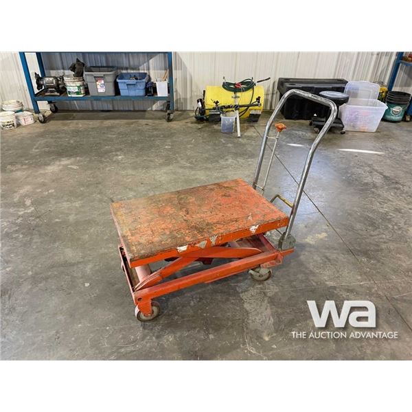 HYD. LIFT SHOP TABLE