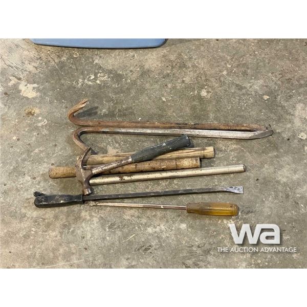 PRY BARS, HAMMER, SCREW DRIVERS