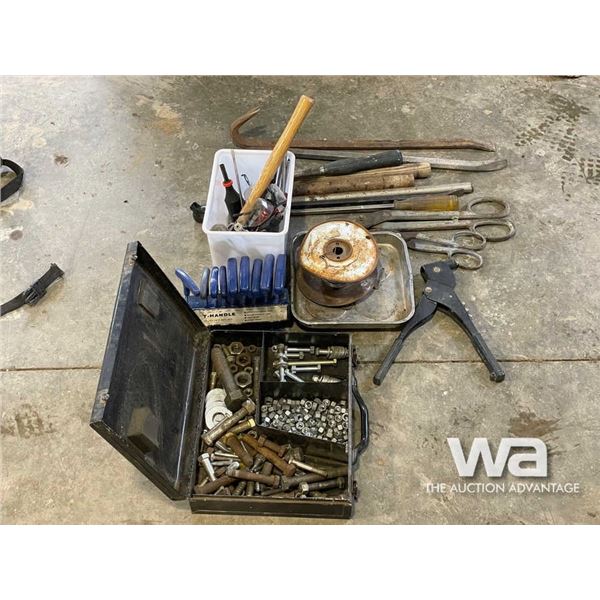 PRY BARS, TIN SNIPS, T-HANDLE SCREWDRIVERS
