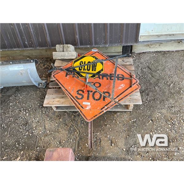 QTY OF ROAD SIGNS