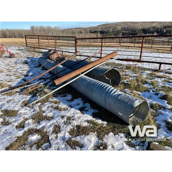 (2) CULVERTS W/ MISC STEEL & PIPE