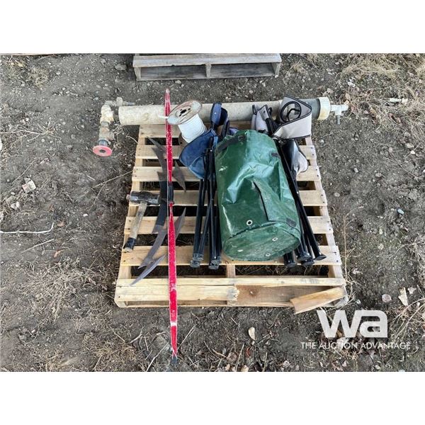 BOW, NINJA SWORD, FOLDING CHAIRS, HAMMER