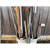 Image 2 : BUCKETS OF MISC. STEEL & STEEL ON WALL RACK