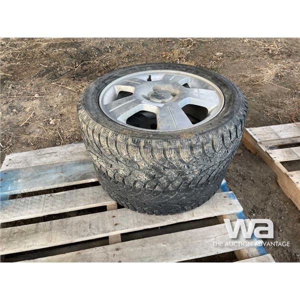 (2) HANKOOK 205/50R16 TIRES & RIMS